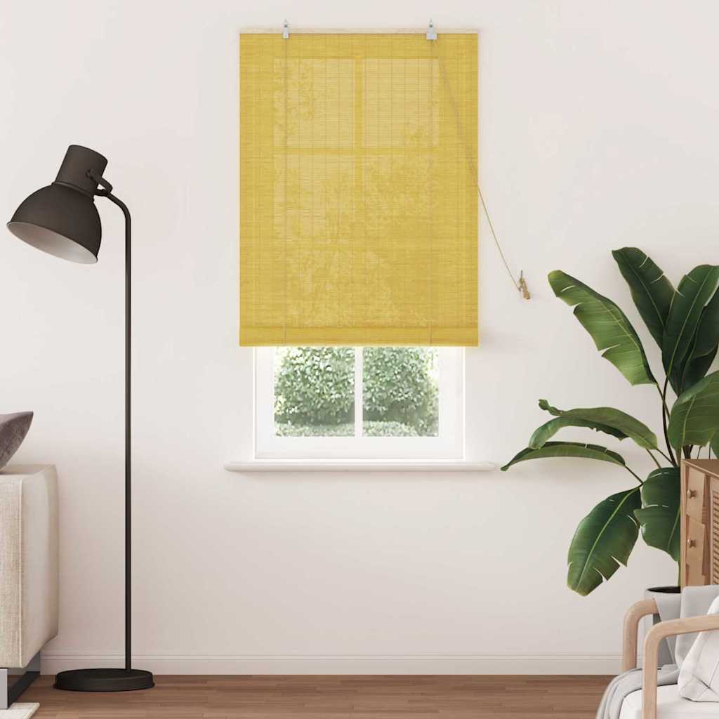 Window Blinds & Shades Other Manual Yellow Bamboo